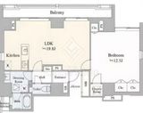 モデルノトッレ松濤（松濤タワーレジデンス） 8階 間取り図