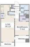 レグノ・グランデ一番町タワー 4階 間取り図