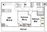 ガラ・グランディ西新宿 13階 間取り図