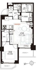 リ・プレゼ恵比寿 3階 間取り図
