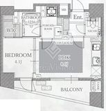シティハウス代々木ステーションコート 8階 間取り図