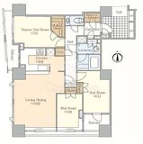 シティタワー四谷 4階 間取り図