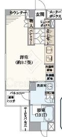 フィーノ渋谷 2階 間取り図