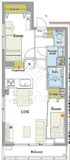 ラ・アトレ西新宿 2階 間取り図