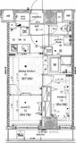 エル・グランジュテ新宿 11階 間取り図