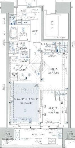 プラウド神田 4階 間取り図