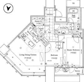 パークコート渋谷ザタワー 5階 間取り図