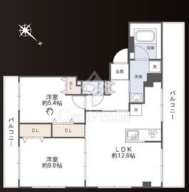 メゾン青葉 6階 間取り図