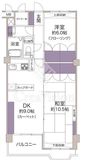 中目黒ハイツ 12階 間取り図