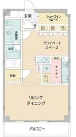 秀和目黒駅前レジデンス 11階 間取り図
