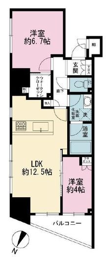 CONOE三番町 8階 間取り図