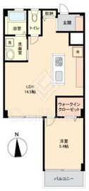 マンション下目黒苑 8階 間取り図