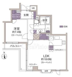 パシフィックハウス自由が丘 3階 間取り図