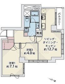 旗の台ガーデンタワー 3階 間取り図