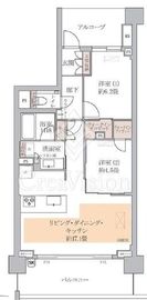 プラウド駒場 6階 間取り図