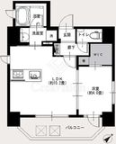 スタジオデン中目黒 7階 間取り図