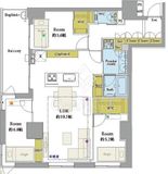 パークホームズ武蔵小山 2階 間取り図