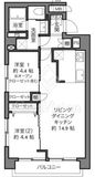 セザール御殿山 4階 間取り図
