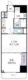 シティインデックス武蔵小山 11階 間取り図