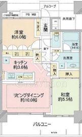 ブリリアタワー品川シーサイド 10階 間取り図
