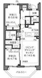 藤和学芸大学ホームズ2 1階 間取り図