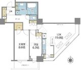 ラグナタワー 10階 間取り図