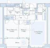 グランリビオ恵比寿 2階 間取り図