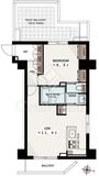 B CITY APARTMENT SHINJUKU NW 7階 間取り図