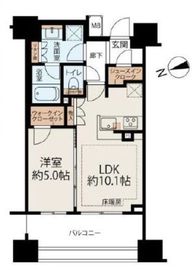 クレヴィア東京八丁堀湊ザ・レジデンス 9階 間取り図