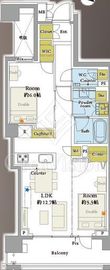 パークホームズ自由が丘 3階 間取り図