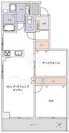 ウェルシャン第2池袋 7階 間取り図