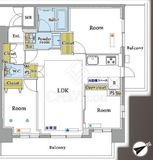 イトーピアマイズ池袋 2階 間取り図