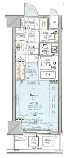 コンシェリア後楽園 5階 間取り図