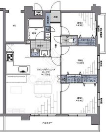 日神パレステージ三ノ輪国際通り 14階 間取り図