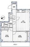 シーガルハイツ入谷壱番館 6階 間取り図