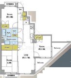 カーサ要町 6階 間取り図