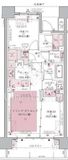 The ASAKUSA RESIDENCE 4階 間取り図