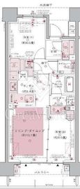 The ASAKUSA RESIDENCE 4階 間取り図