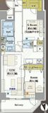 プレシス浅草雷門 8階 間取り図