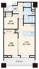 パークキューブ春日安藤坂 10階 間取り図