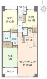 イトーピア麻布 10階 間取り図