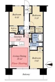 エスティメゾン千石 6階 間取り図