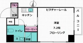 ステージファースト水道橋 4階 間取り図