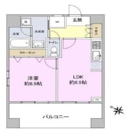 スカイコート渋谷神山町 10階 間取り図