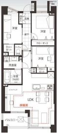 イッツ東京フォーサイトスクエア 8階 間取り図