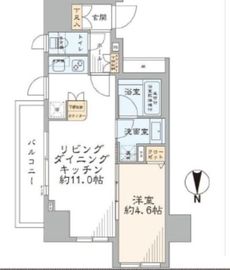 シティインデックス王子 7階 間取り図