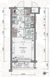 コンフォリア銀座イースト 2階 間取り図