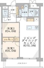 三田ナショナルコート 2階 間取り図