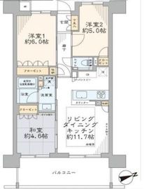 リストレジデンス芝浦 10階 間取り図