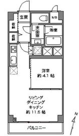 河田町ガーデンクラブフロア 2階 間取り図